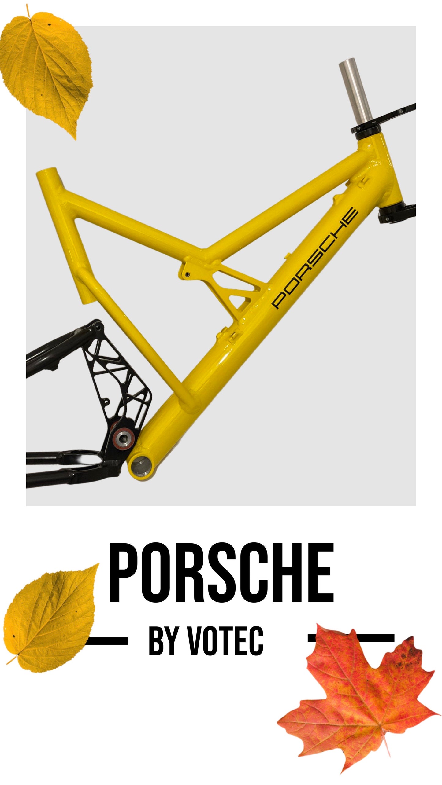 Vollgefederter Rahmen Porsche FS von 1999-2001 26inc handgefertigt von Votec