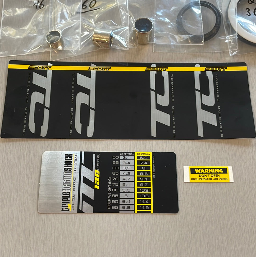 Komplettes Wartungsset für Scott TC-Dämpfer