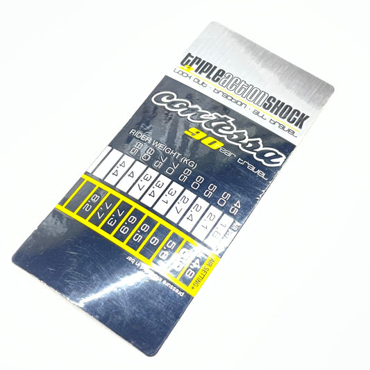 Scott Dämpfer Piggyback Aufkleber Aufkleber Contessa Dämpfer 05