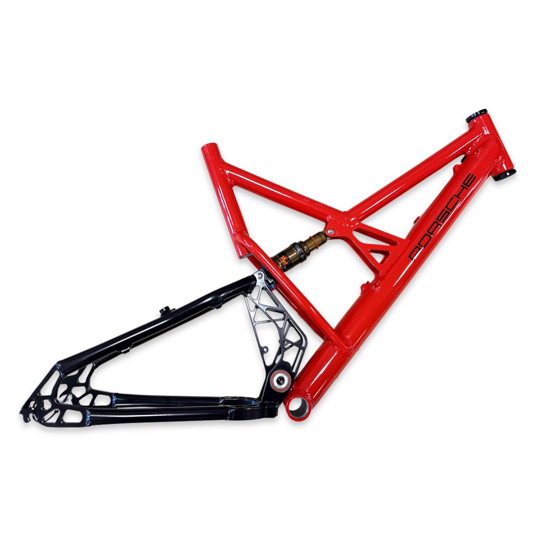 fahrradrahmen neu Votec Full Suspension Rahmen 26” – Original von 2000, Erstbeschichtung 2024, Neu montiert