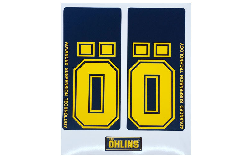 Öhlins Sticker Kit RXF36 165x190mm Gelb