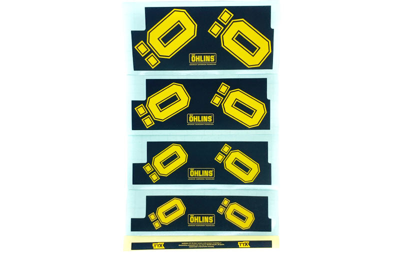 Öhlins TTX Air Sticker Kit Gelb