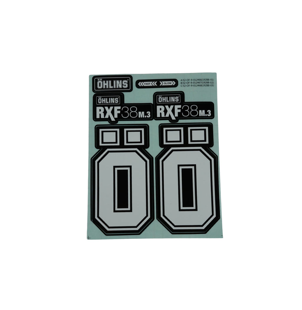 Öhlins RXF38 m.3 Sticker Kit