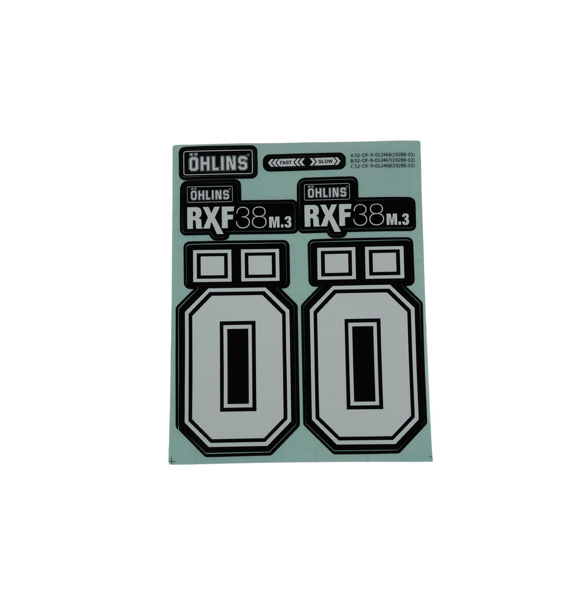 Öhlins RXF38 m.3 Sticker Kit