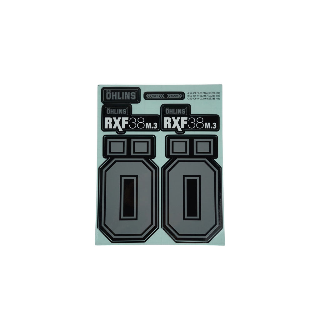 Öhlins RXF38 m.3 Sticker Kit