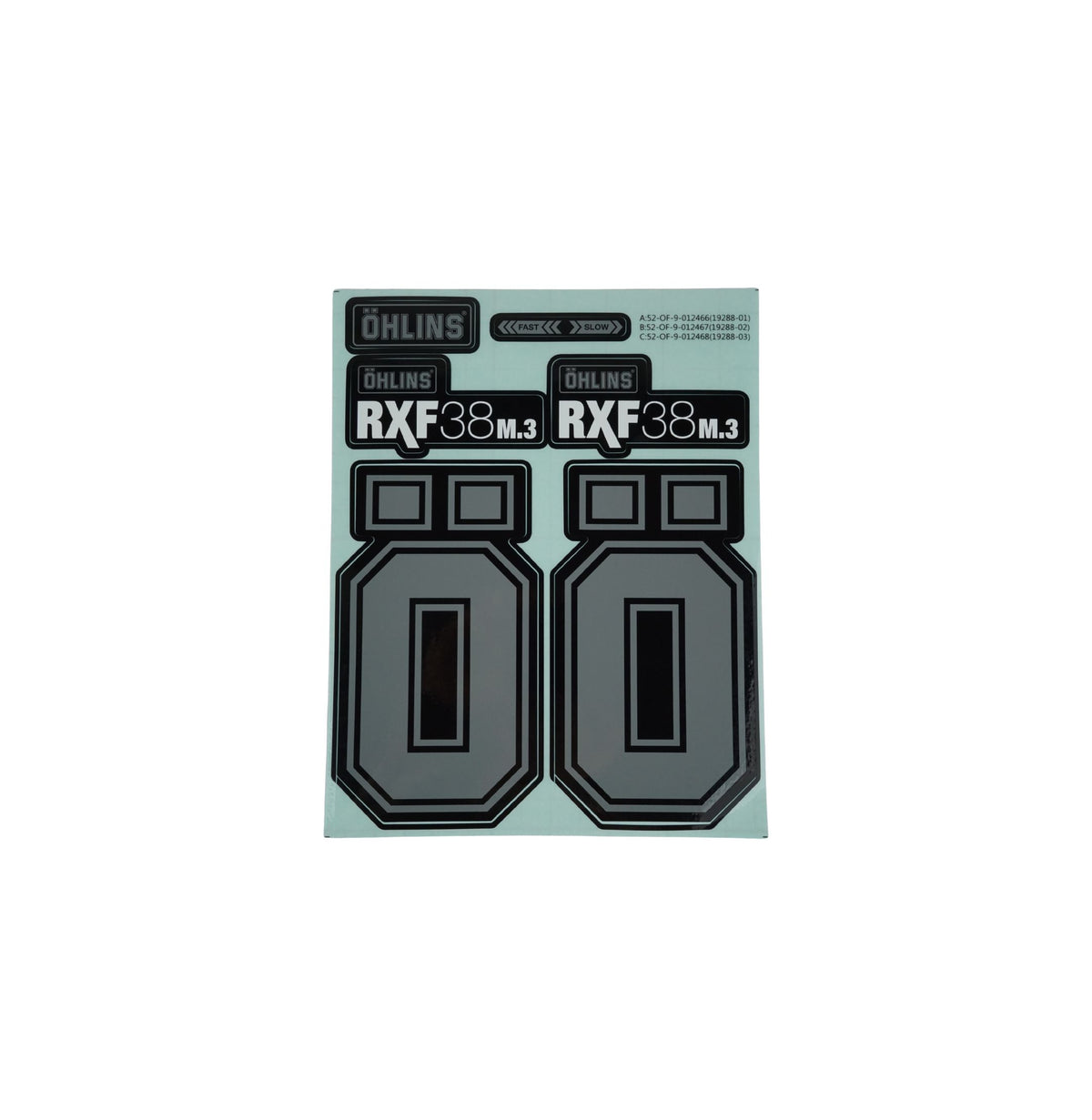Öhlins RXF38 m.3 Sticker Kit