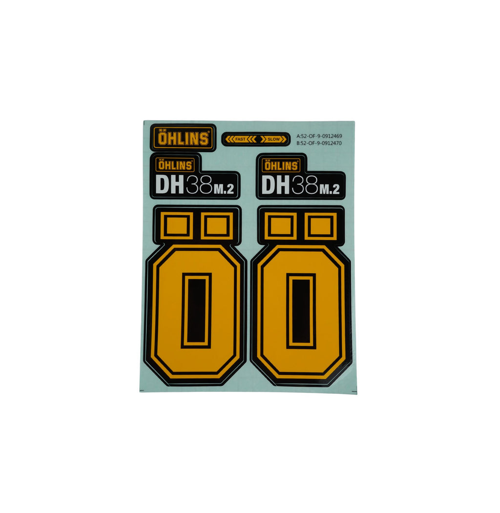 Öhlins DH38 m.2 Sticker Kit