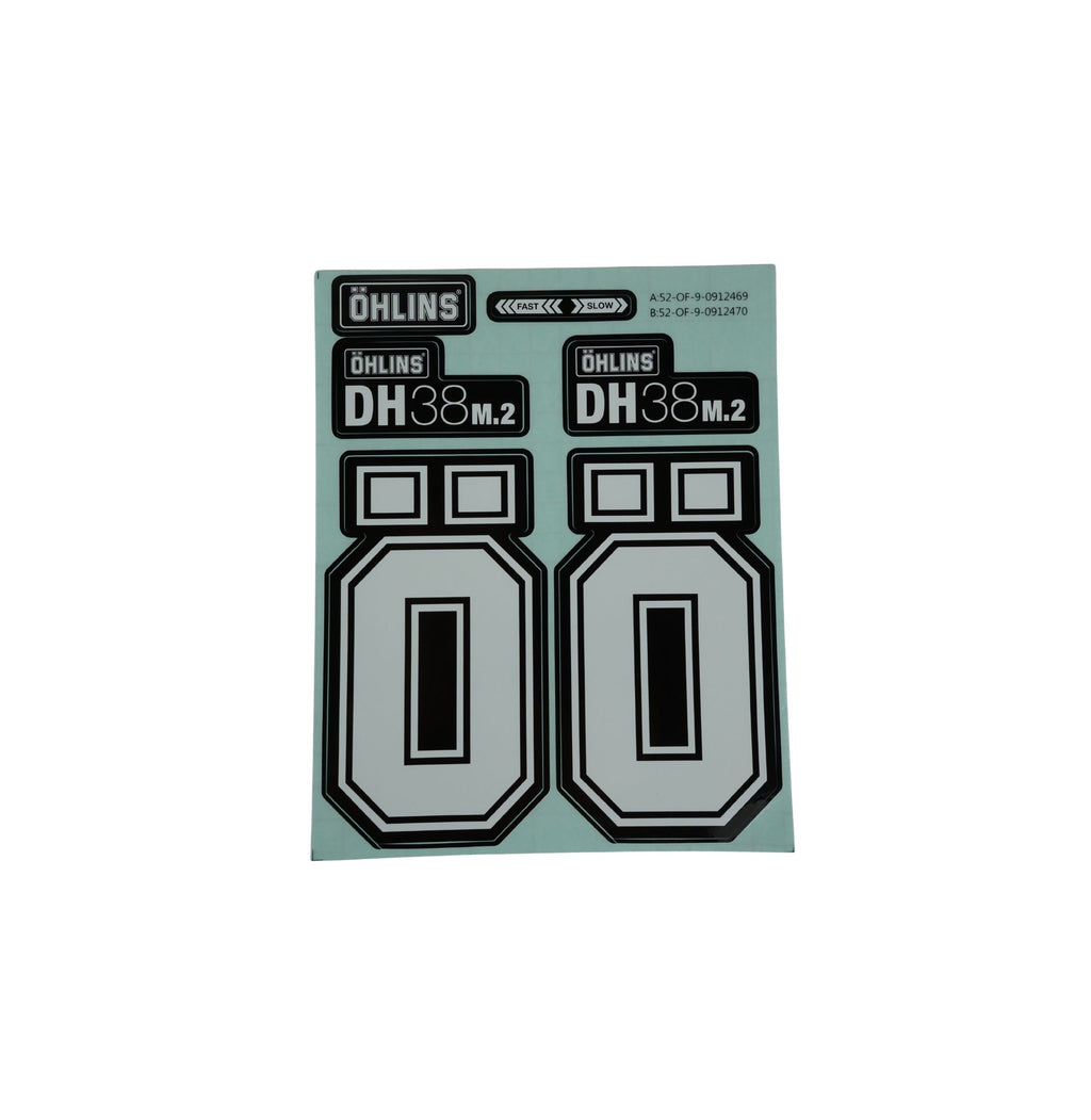 Öhlins DH38 m.2 Sticker Kit