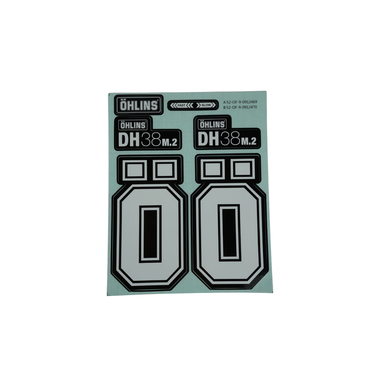 Öhlins DH38 m.2 Sticker Kit
