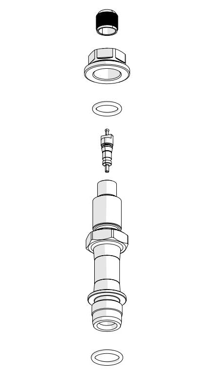 Öhlins RXF38 m.2/m.3 Air Spring Base Cap