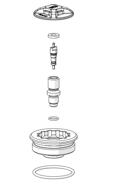 Öhlins Top cap air RXF34 m.2/RCX34 m.1