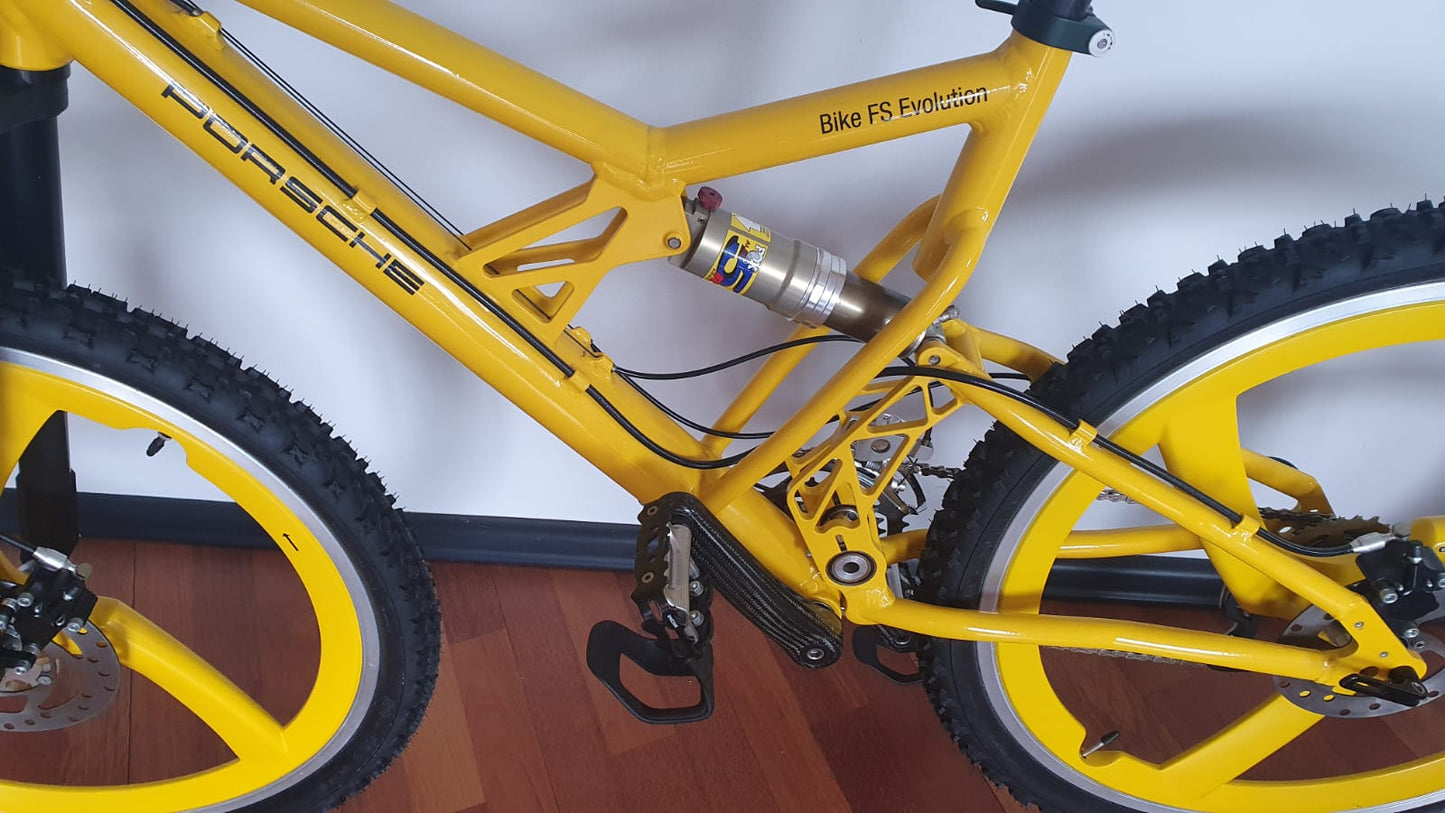 Porsche FS Evolution 90er | Sachs Schaltung | Sammlerstück in fabrikneuem, ungebrauchtem Zustand
