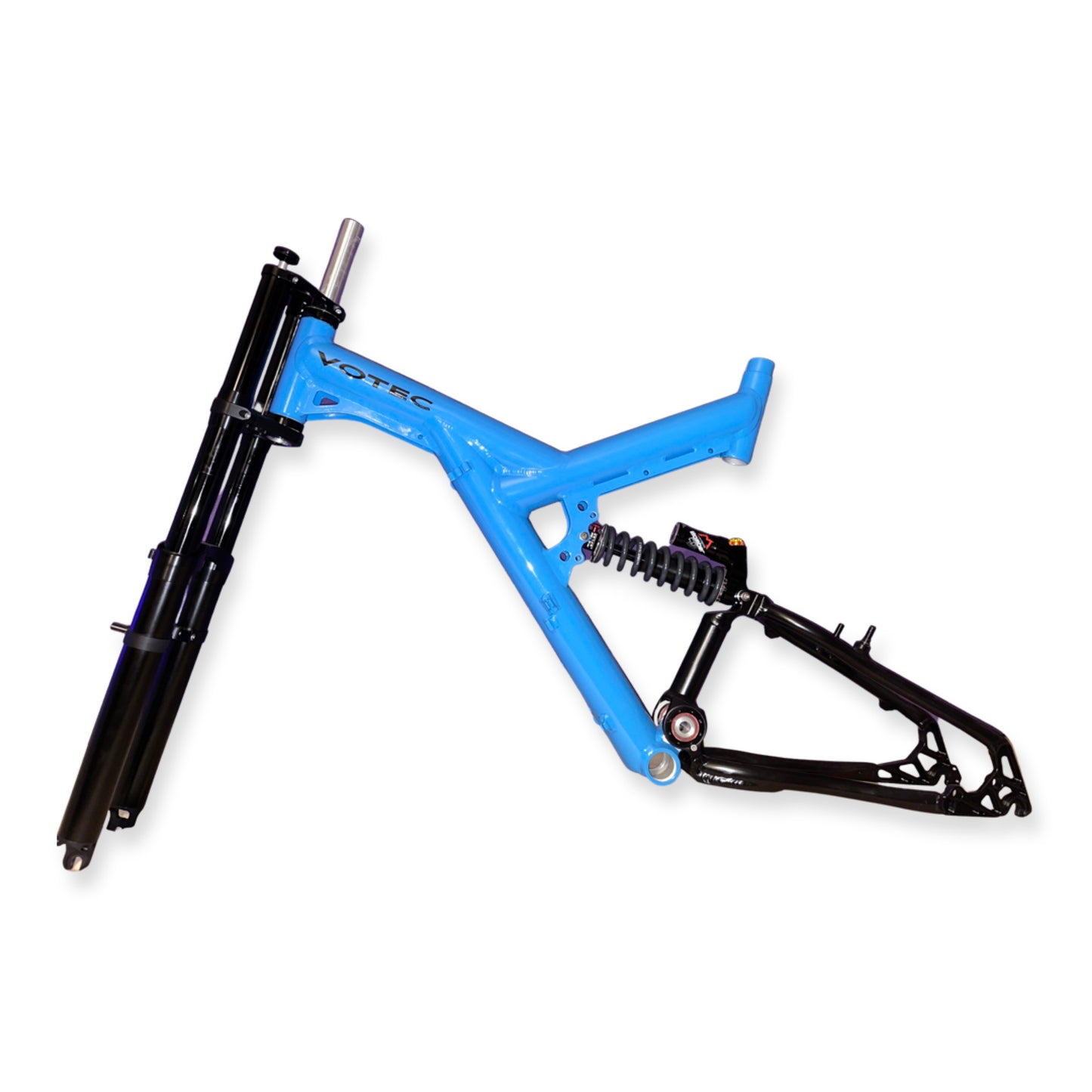 votec rennrad rahmen Vollgefederter Rahmen VOTEC F7 von 1999-2001 26 Zoll, handgefertigt in – Retro Bike Parts